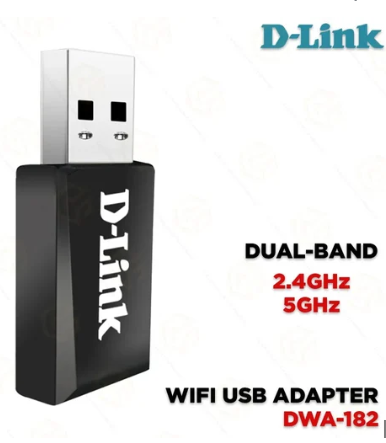 ADAPTADOR WIFI USB - D-LINK  DWA-182 5 AC1200 DUAL BAND